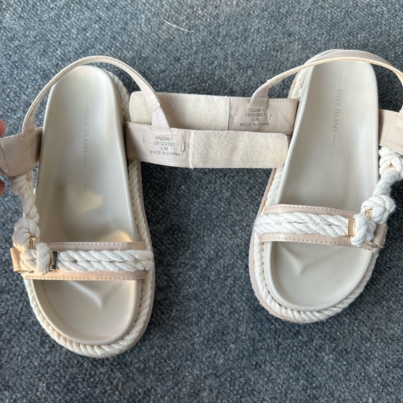 Open toed sandal with rope&knot detailing - Picture 4 of 8